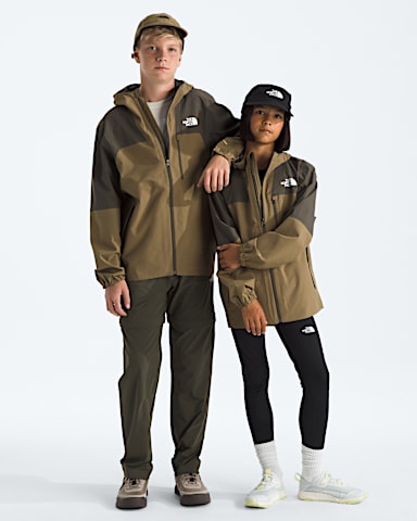 Manteau compressible de randonne pour garons et filles TNF Vert Taupe NouveauCedre HERO
