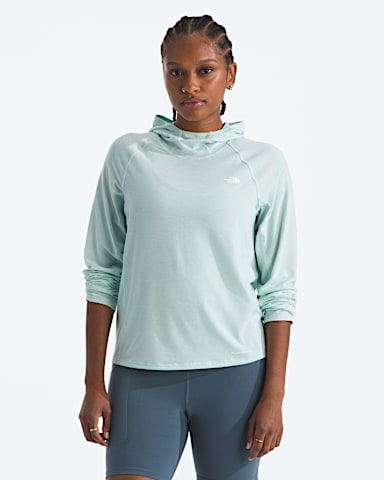 Womens Adventure Sun Hoodie TNF Opal Frost Main