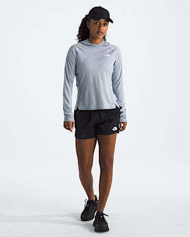 Womens Sunriser Hoodie TNF Frost Grey HERO2