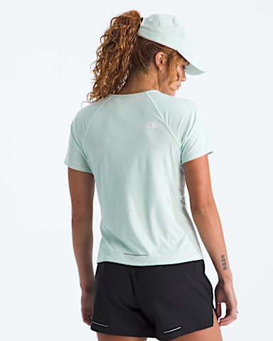 Womens Sunriser ShortSleeve TNF Opal Frost BACK