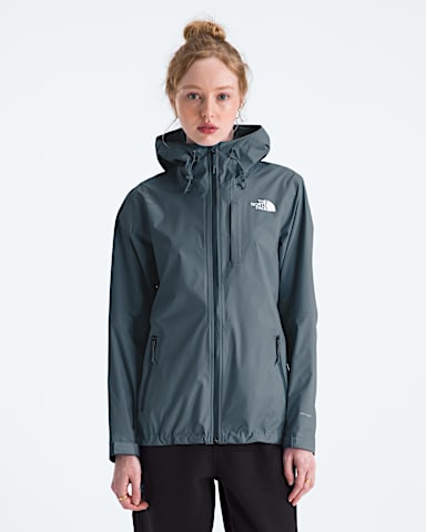 Womens Alta Vista Rain Jacket TNF Granite Grey Main