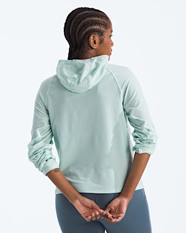 Womens Adventure Sun Hoodie TNF Opal Frost BACK
