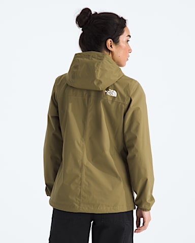 Womens Antora Rain Jacket TNF Cedar BACK