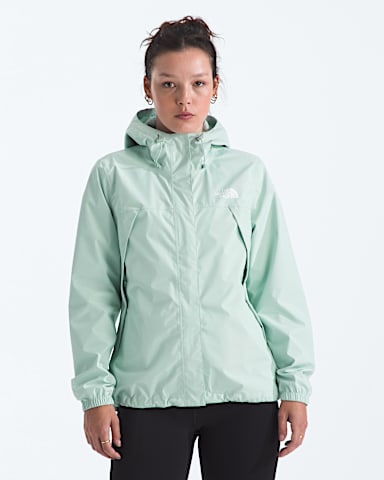Womens Antora Rain Jacket TNF Opal Frost Main
