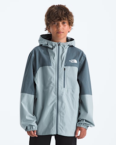 Boys Girls Hike Packable Shell TNF Frost GreyGranite Grey HERO2