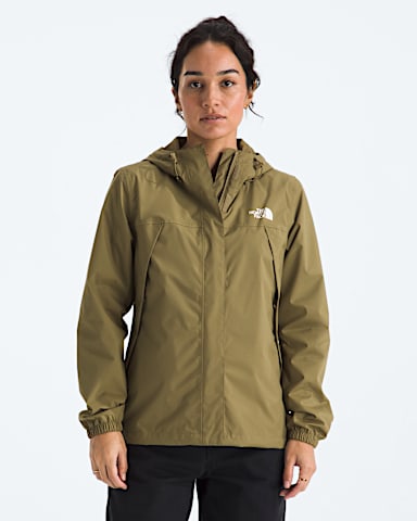 Womens Antora Rain Jacket TNF Cedar HERO