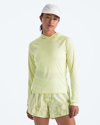 Womens Sunriser Hoodie TNF Lemon Mist HERO