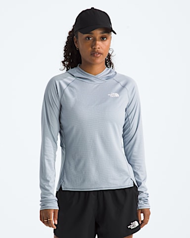 Womens Sunriser Hoodie TNF Frost Grey Main