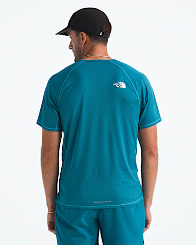Mens Sunriser ShortSleeve TNF Dusk Blue BACK