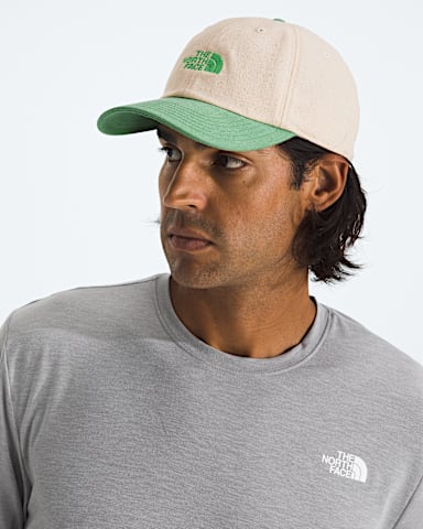 Roomy Norm Hat TNF Dimmed Algae White Dune Raw Undyed MODELBACK