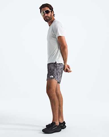 Mens Sunriser 5 ShortsPrint TNF Transcendent Grey Diffused Nature Print HERO2