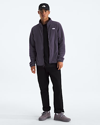 Mens Glacier Fleece Jacket TNF Endless Dusk HERO2