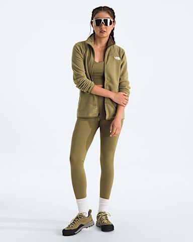 Womens Glacier Fleece Jacket TNF Cedar HERO2