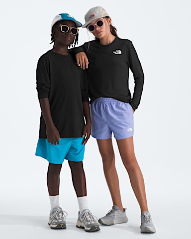 Boys  Girls 247 LongSleeve Tee TNF TNF Black Main