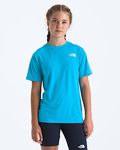 Boys  Girls New 247 ShortSleeve Tee TNF Meridian Blue HERO3