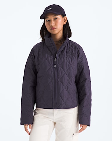 Womens Diamond Peak Insulated Jacket TNF Endless Dusk HERO