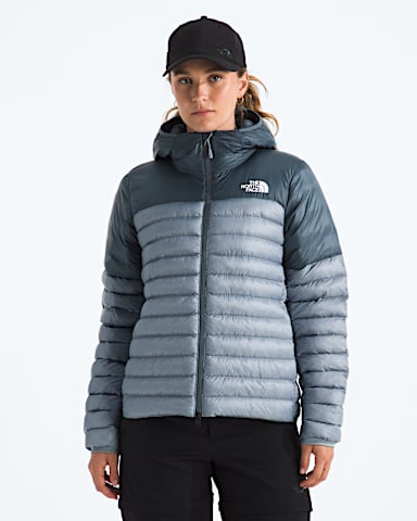 Womens Terra Peak Hoodie TNF Frost GreyGranite Grey Main