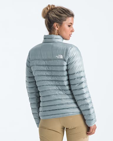 Manteau Terra Peak pour femmes TNF Gris Givre BACK