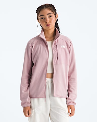 Womens TNF Performance Fleece FullZip Jacket TNF Metal Pink Main