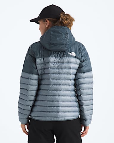 Womens Terra Peak Hoodie TNF Frost GreyGranite Grey BACK