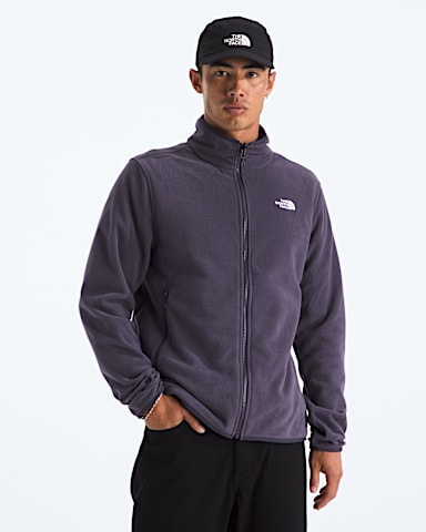 Mens Glacier Fleece Jacket TNF Endless Dusk Main