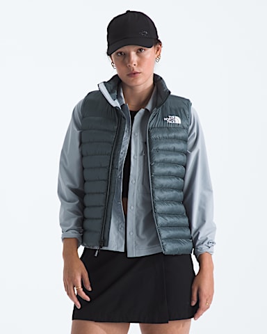 Womens Terra Peak Vest TNF Granite Grey HERO