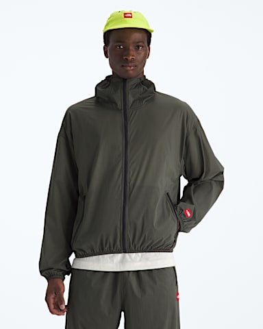 Manteau coupevent capuchon compressible TNF Red Box pour hommes TNF Vert Taupe Nouveau HERO
