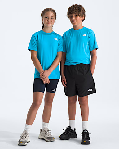 Boys  Girls New 247 ShortSleeve Tee TNF Meridian Blue Main