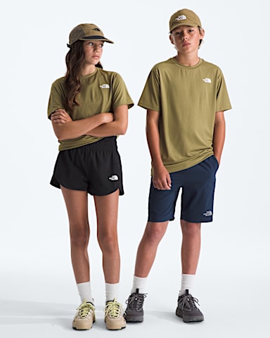 Boys  Girls New 247 ShortSleeve Tee TNF Cedar Main