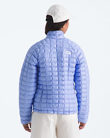 Womens THERMOBALL Jacket TNF Periwinkle Glow BACK