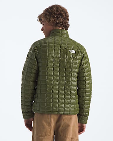 Mens THERMOBALL Jacket TNF Woodland Green BACK