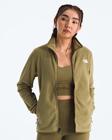 Womens Glacier Fleece Jacket TNF Cedar Main