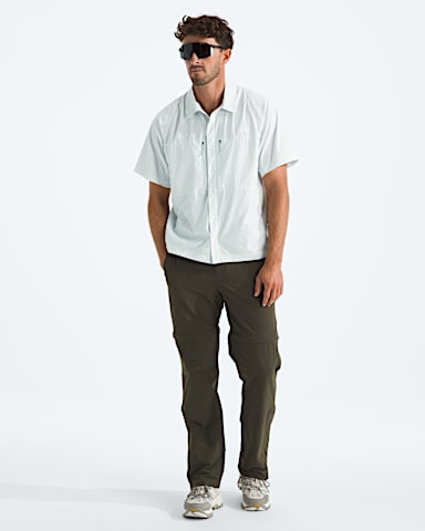 Chemise  manches courtes Trail LIGHTRANGE pour hommes TNF Pierre Perle HERO2
