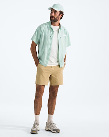 Mens Trail LIGHTRANGE ShortSleeve Shirt TNF Opal Frost HERO2