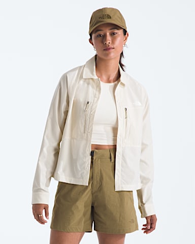 Womens Trail LIGHTRANGE LongSleeve Shirt TNF White DuneDesert Stone Main