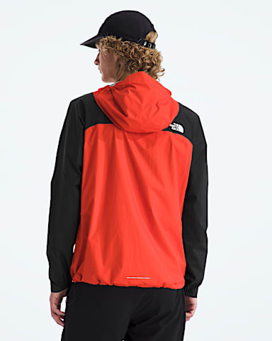 Mens Ridgelite Waterproof Jacket TNF Lava RedTNF Black BACK