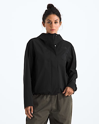 Manteau capuchon Voyage Rain 3L pour femmes TNF Noir TNF HERO