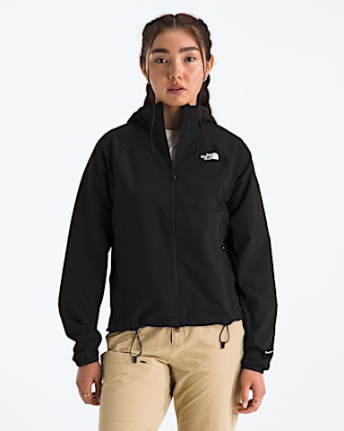 Womens Tek Approach FUTUREFLEECE Hooded Jacket TNF TNF Black HERO