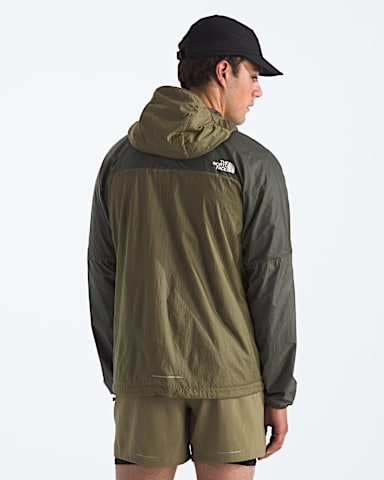 Mens Ridgelite FUTUREFLEECE Wind Jacket TNF CedarNew Taupe Green BACK