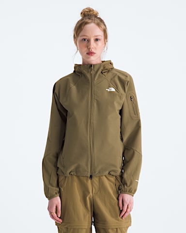 Womens Tek Approach FUTUREFLEECE Hooded Jacket TNF Cedar Main