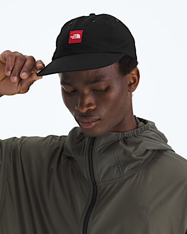 TNF Red Box Nylon Hat TNF TNF Black MODELBACK