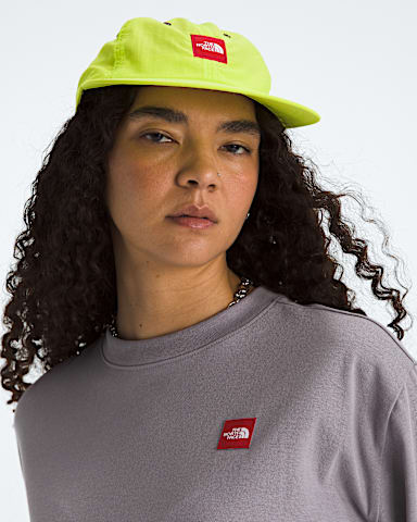 Womens TNF Red Box ShortSleeve Boxy Tee TNF Transcendent Grey HERO3