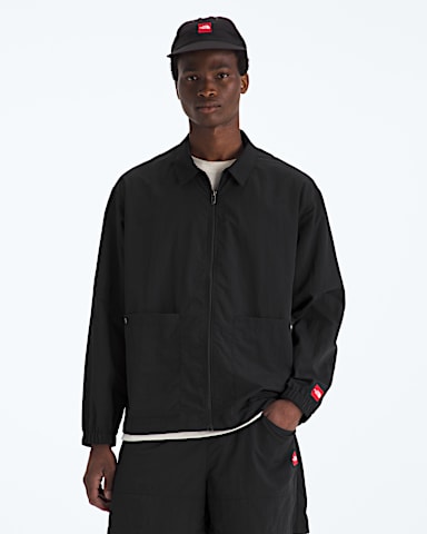 Mens TNF Red Box Nylon LongSleeve Shirt TNF TNF Black HERO