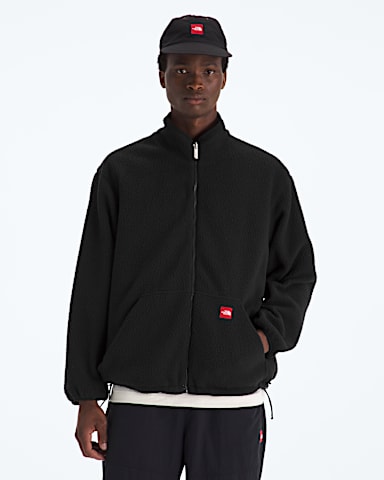 Manteau en molleton rversible TNF Red Box pour hommes TNF Gris ChampignonNoir TNF HERO2
