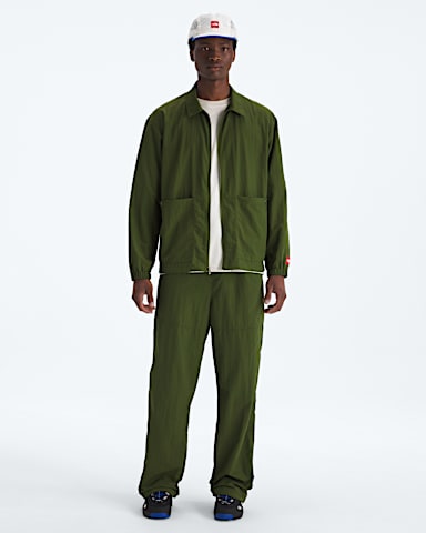 Mens TNF Red Box Nylon Belted Pants TNF Woodland Green HERO2