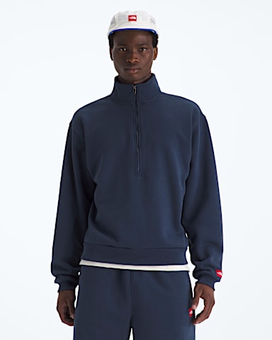 Chandail TNF Red Box  demiglissire pour hommes TNF Bleu Sommet HERO