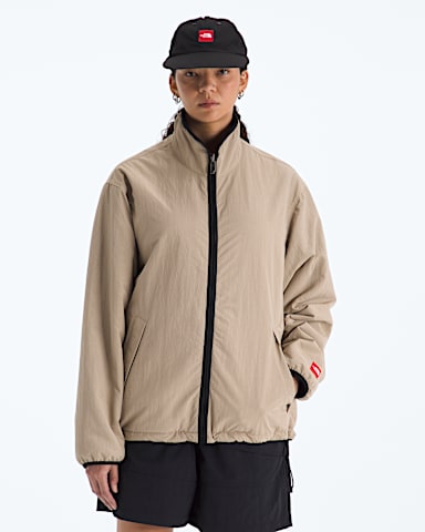 Manteau en molleton rversible TNF Red Box pour hommes TNF Gris ChampignonNoir TNF HERO3