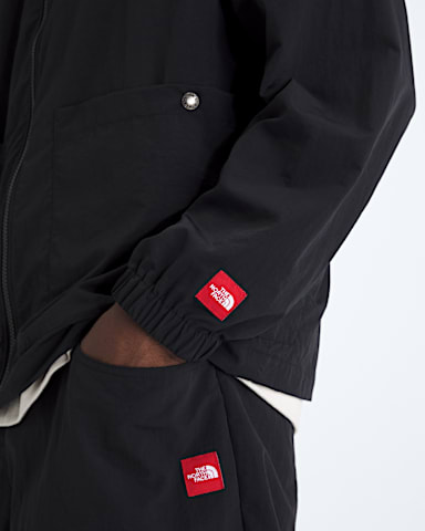 Mens TNF Red Box Nylon LongSleeve Shirt TNF TNF Black HERO3