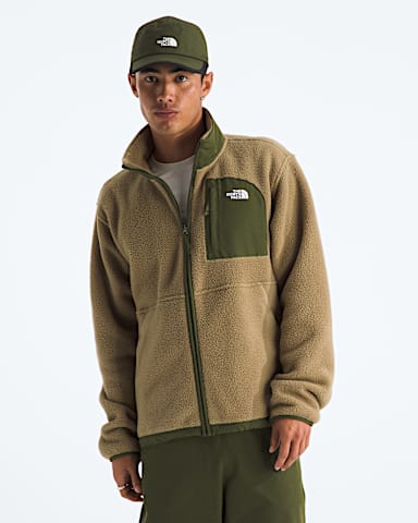 Mens Yumiori Off Peak FullZip Jacket TNF CedarWoodland Green HERO