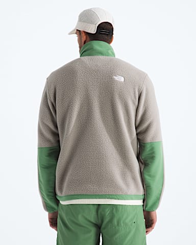 Mens Yumiori Off Peak Zip Jacket TNF Stone SlabDimmed Algae BACK